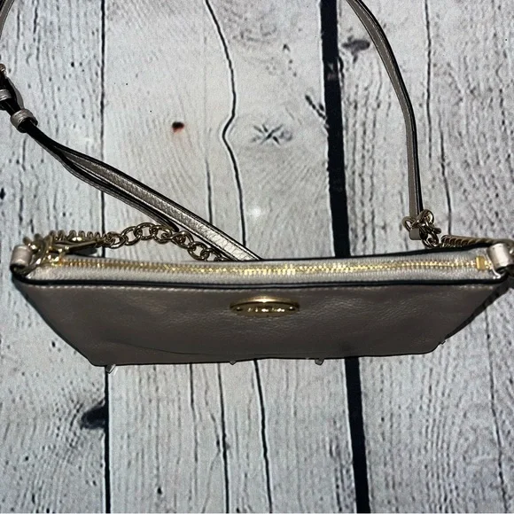 ✅SOLD✅ Vintage Y2K Coach Lyla Double Gusset Leather Crossbody Bag - Picture 9 of 17